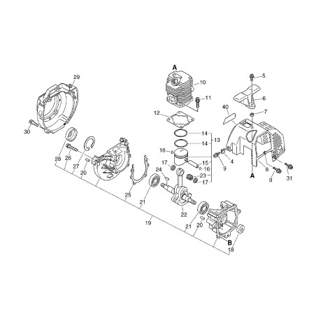 ORIGINAL ECHO FLYWHEEL CASE ECR10151146431 | NewgardenParts.com