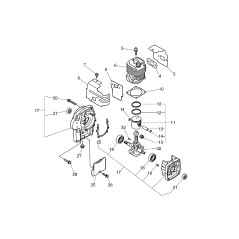 ORIGINAL ECHO CYLINDER CASE ECR10151421260 | NewgardenParts.com