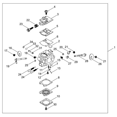 PISTONCINO ECR12318509660 ORIGINALE ECHO | NewgardenParts.com