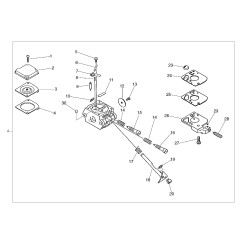 CARBURATORE ECR12520011521 ORIGINALE ECHO