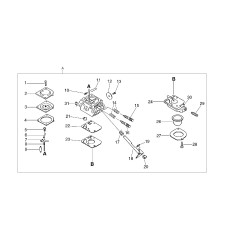 VALVOLA CONTROLLO GETTO ECR12537651030 ORIGINALE ECHO | NewgardenParts.com