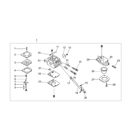 ORIGINAL ECHO JET CONTROL VALVE ECR12537651030 | NewgardenParts.com