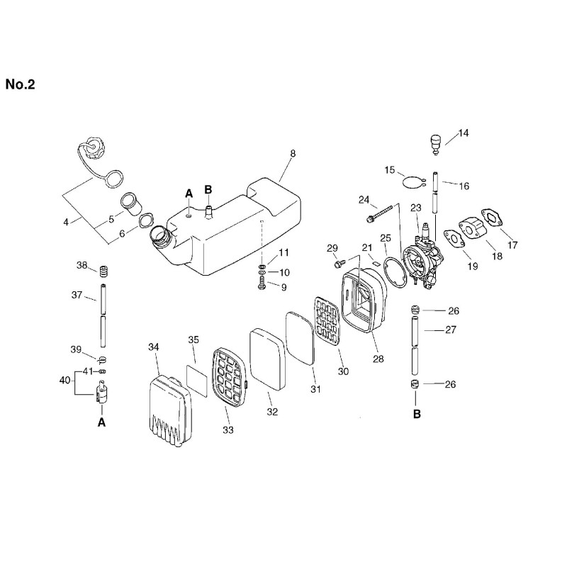 ISOLATOR GASKET ECR13001006210 ORIGINAL ECHO