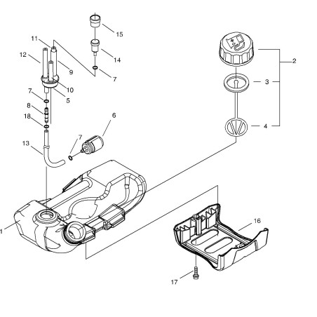 ORIGINAL ECHO IMPULSE TUBE ECR13011016430 | NewgardenParts.com