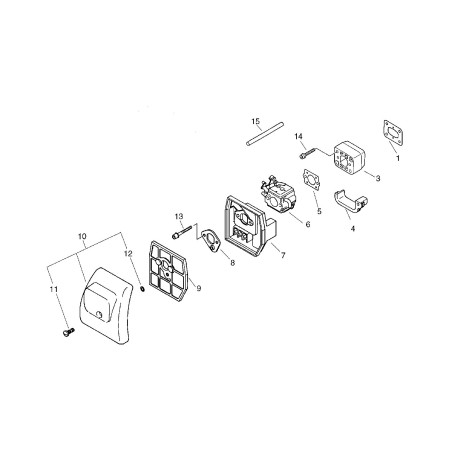 ORIGINAL ECHO FELT AIR FILTER ECR13031054430 | NewgardenParts.com