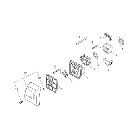 ORIGINAL ECHO NYLON AIR FILTER ECR13031054530 | NewgardenParts.com