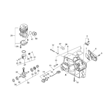 ECHO ORIGINAL TENSION SPRING ECR13051635430 | NewgardenParts.com