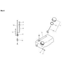 SERBATOIO ECR13100509560 ORIGINALE ECHO | NewgardenParts.com