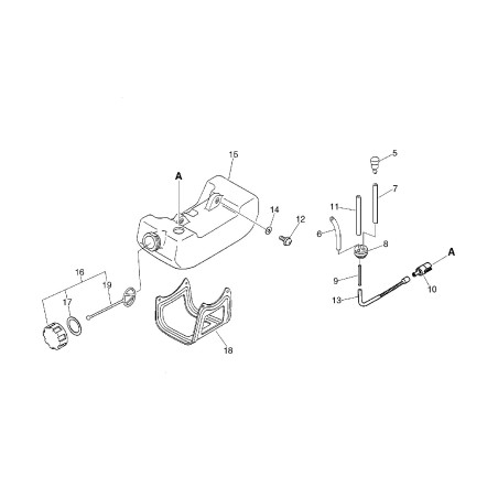 ORIGINAL ECHO MIXTURE TANK ECR13100546831 | NewgardenParts.com