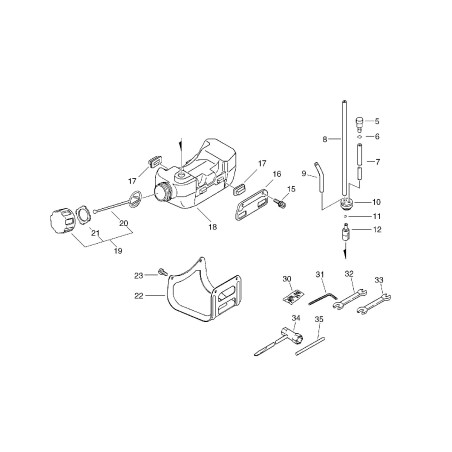ORIGINAL ECHO MIXTURE TANK ECR13101064931 | NewgardenParts.com