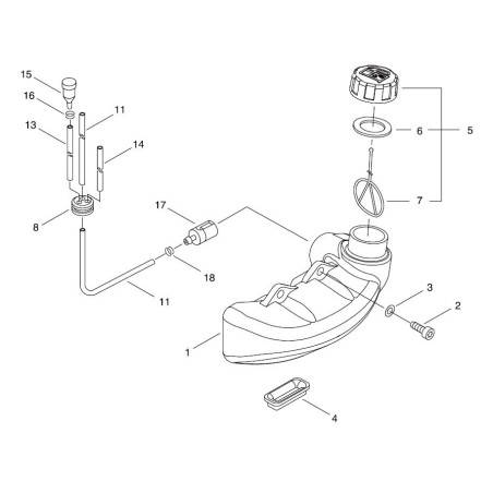 ORIGINAL ECHO MIXTURE FILTER ECR13120507321 | NewgardenParts.com