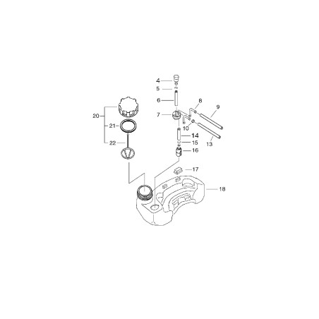 ECHO ECR13192055430 ORIGINAL TANK STOSSDÄMPFER | NewgardenParts.com