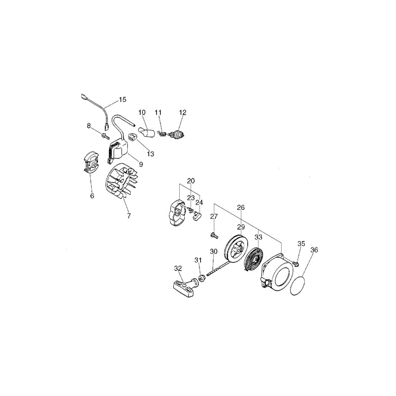 MODULO ACCENSIONE ECR15662652630 ORIGINALE ECHO
