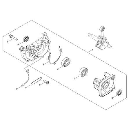 ORIGINAL ECHO GROUND CABLE ECR16201427230 | NewgardenParts.com