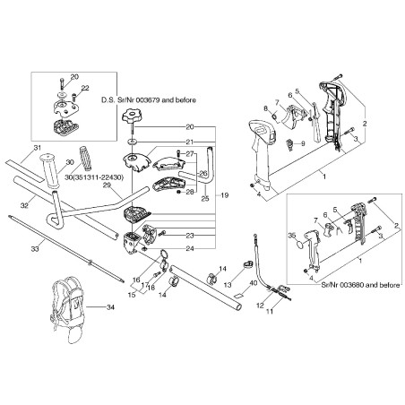 ECHO ORIGINAL THROTTLE COVER ECR16211027230 | NewgardenParts.com