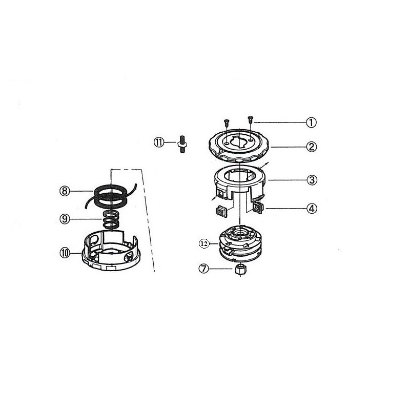 ORIGINAL ECHO W5 ECR1692 HEAD SPRING