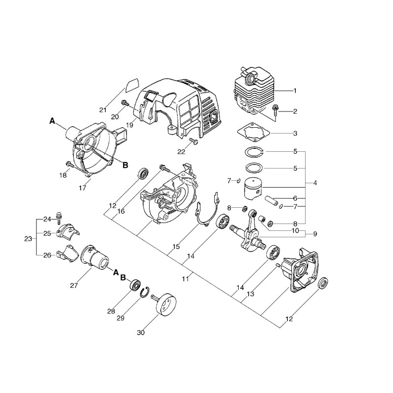 ORIGINAL ECHO CLUTCH BELL ECR17500544331