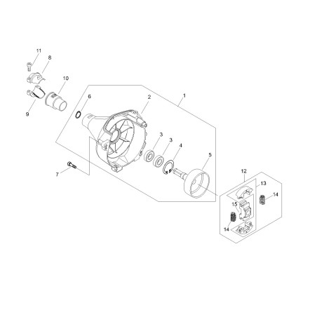 ORIGINAL ECHO CLUTCH CENTER ECR17501652130 | NewgardenParts.com
