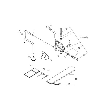 ORIGINAL ECHO PUMP PLATE ECR17531038330 | NewgardenParts.com