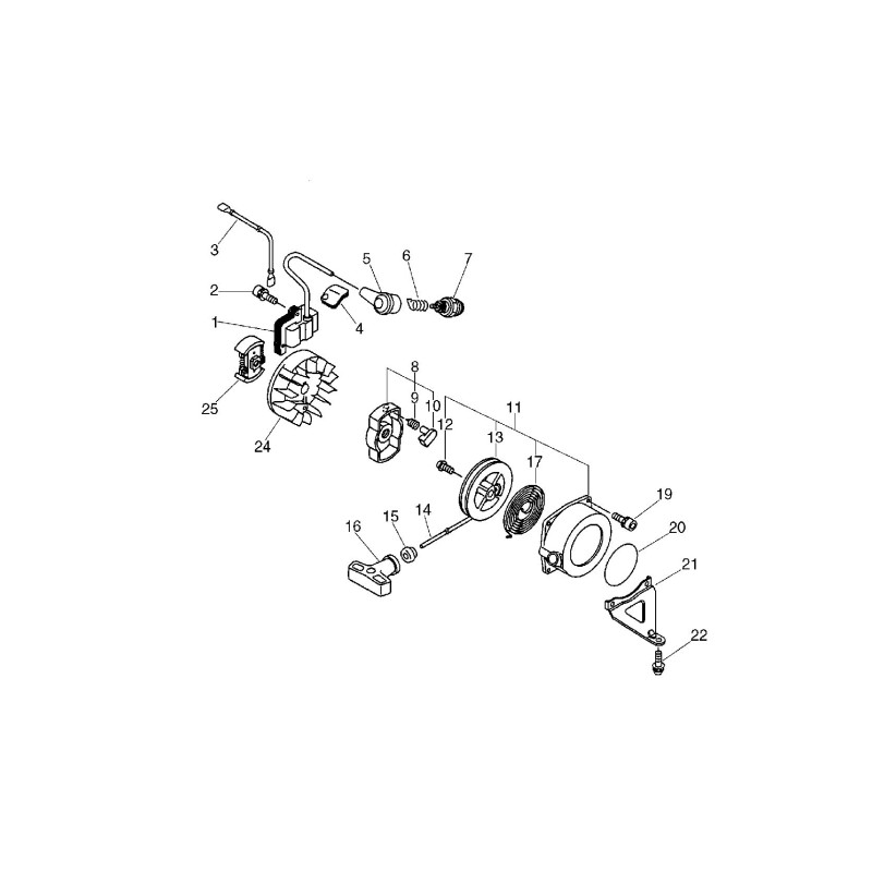 ECHO ORIGINAL COMPLETE STARTER ECR17720042033 ECHO ORIGINAL COMPLETE STARTER ECR17720042033