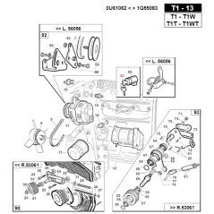 Chiave avviamento TURBO1 TURBO2 ORIGINALE GIANNI FERRARI 00.40.00.0091 | NewgardenParts.com