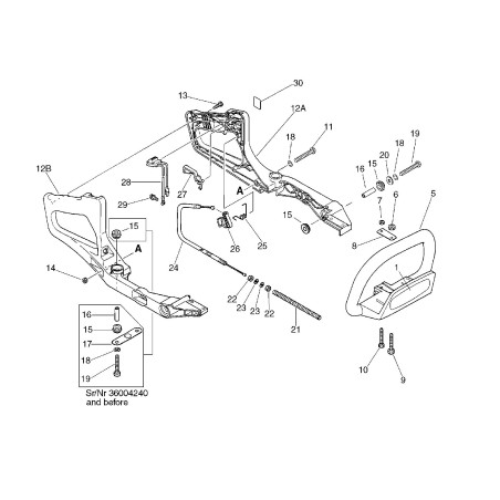 ORIGINAL ECHO THROTTLE CABLE ECR17800106960 | NewgardenParts.com