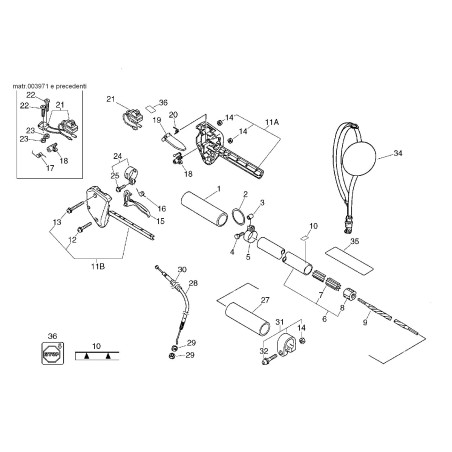 RIGHT HANDLE SET ECR17800312360 ORIGINAL ECHO | NewgardenParts.com