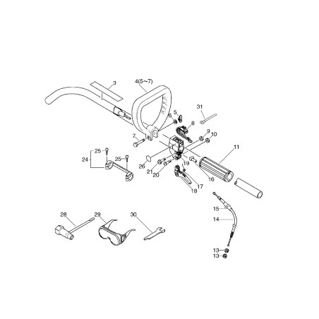 ORIGINAL ECHO RETURN SPRING ECR17804306930 | NewgardenParts.com
