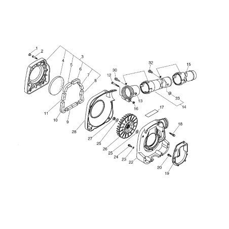ORIGINAL ECHO FAN COVER ECR20011009660 | NewgardenParts.com
