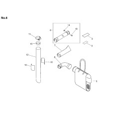 ORIGINAL ECHO STRAIGHT HOSE CLAMP ECR21041305060 | NewgardenParts.com