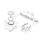 SUPPORT COMPLET DE RÉSERVOIR ECHO ECR27000006311 ORIGINAL