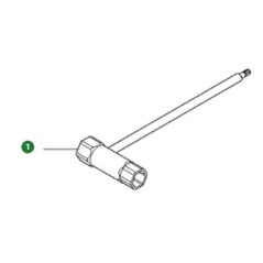 CHIAVE COMBINATA 521533001 ORIGINALE HUSQVARNA | NewgardenParts.com