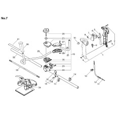 LEFT HANDLEBAR *T.I.05-268 ECR35101052931 ORIGINAL ECHO | NewgardenParts.com