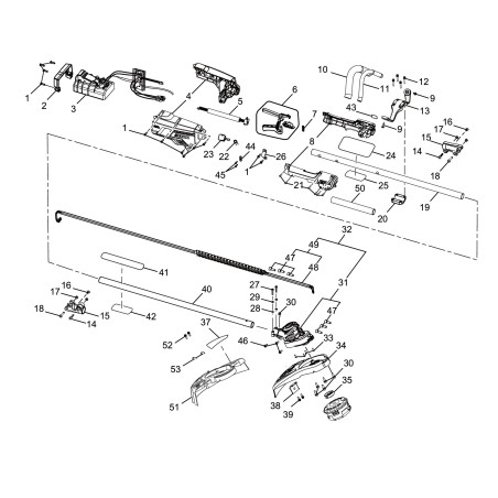 ECHO COMPLETE THROTTLE LEVER ECR351052001 ORIGINAL | NewgardenParts.com