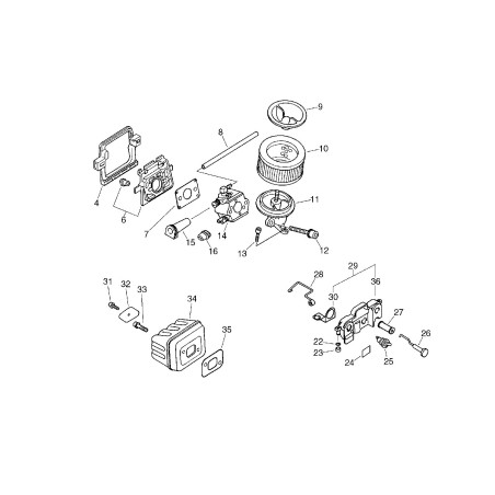 ORIGINAL ECHO STOSSDÄMPFER ECR35113439930 | NewgardenParts.com