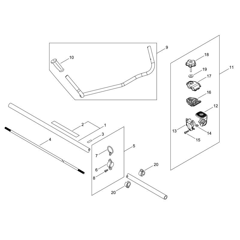 HANDLE SUPPORT (U) ECR35131252131 ORIGINAL ECHO