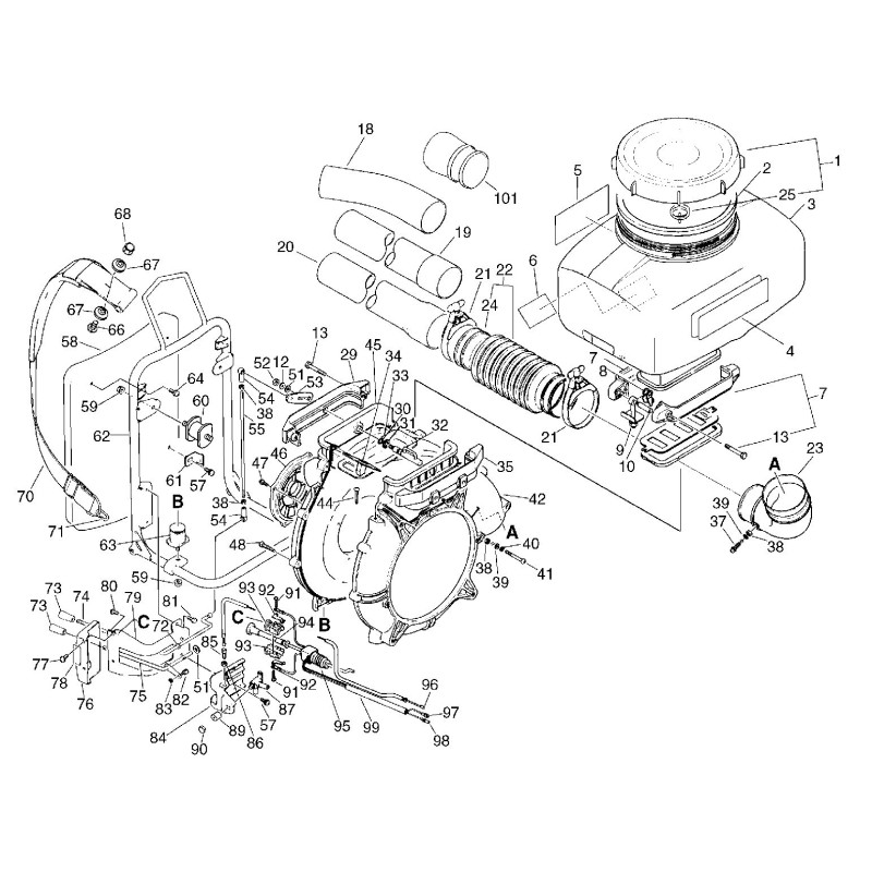 ORIGINAL ECHO AIR INTAKE ECR37061303210
