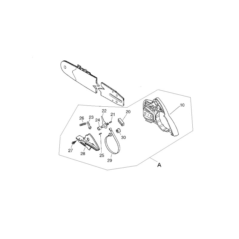 BRAKE CABLE ADJUSTMENT ECR43314235430 ORIGINAL ECHO