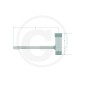 Combination spanner for removing AC 10x19 spark plugs 37270305
