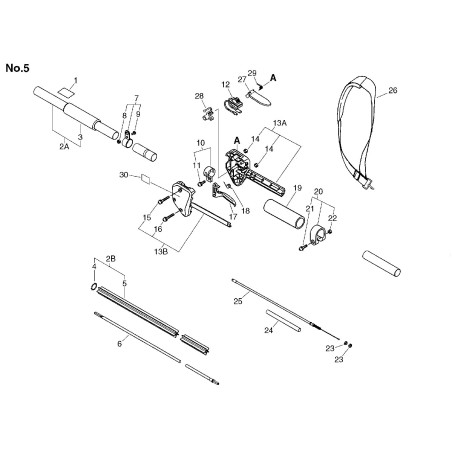 ORIGINAL ECHO FLEXIBLE SHAFT ECR61001322060 | NewgardenParts.com