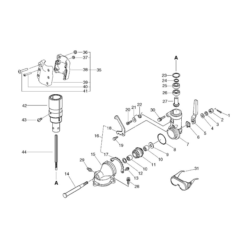 ORIGINAL ECHO BEVEL GEAR ECR61031126160
