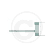 Chiave combinata per smontaggio candele di accensione AC 17x21 37270627