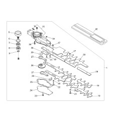 ORIGINAL ECHO CUTTER BAR SEAL ECR61041405360 | NewgardenParts.com