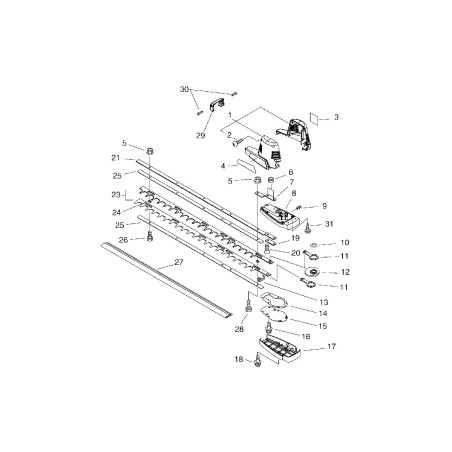 ORIGINAL ECHO CUTTER BAR SEAL ECR61041409960 | NewgardenParts.com