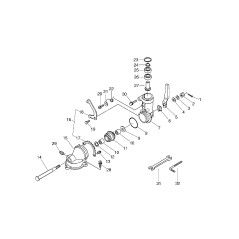 ORIGINAL ECHO GETRIEBE ECR61043112360