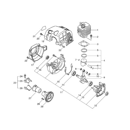ORIGINAL ECHO SHOCK ABSORBER ECR61091027832 | NewgardenParts.com