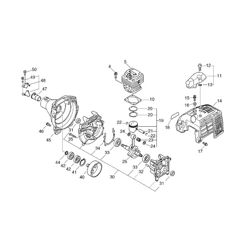 AMORTISSEUR - ENCOCHE LONGITUDINALE - ECR61091051830 ORIGINAL ECHO