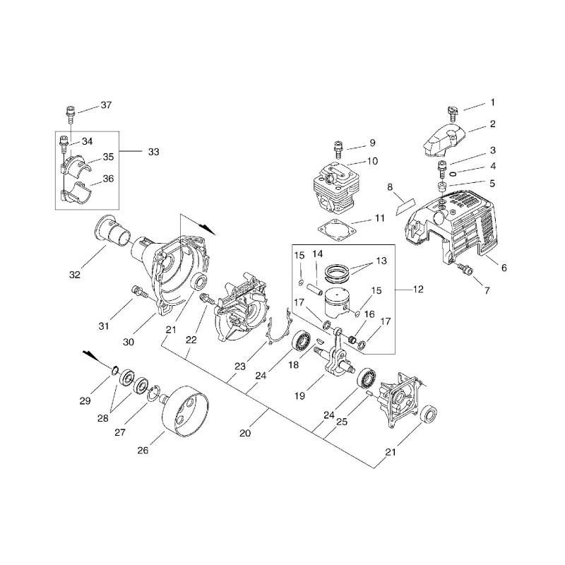 ORIGINAL ECHO ECR61092255630 SUPPORT