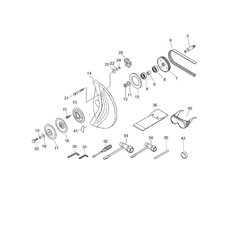 ORIGINAL ECHO FLANGE ECR61101407062 | NewgardenParts.com