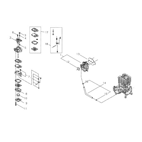ORIGINAL ECHO IMPULSE TUBE ECR6851281310 | NewgardenParts.com